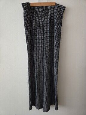 Lava XL Vintage NWT Black and White Patterned Wide Leg Pants